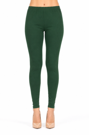 Premium Hosiery Full Length Leggings – Bottle Green RUGOLD-268-13