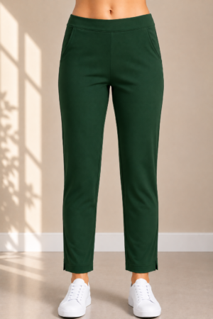 Women's Premium Hosiery Ankle-Length Pant – Forest Green RUPANT-268-13
