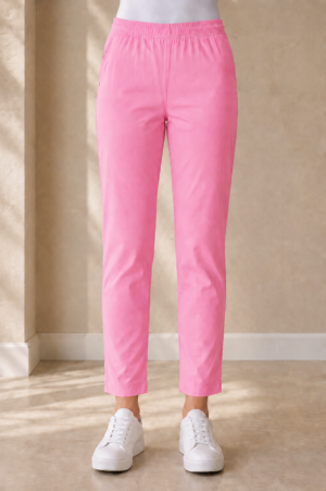 Women's Pink Hosiery Straight Fit Pants RUPANT-268-14