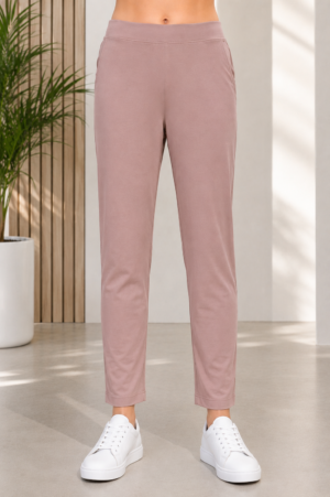 Women's Hosiery Slim-Fit Ankle Length Pant – Dusty Rose RUPANT-268-149