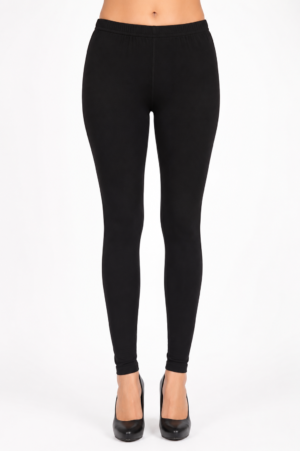 Women’s Black Full-Length Hosiery Leggings RUGOLD-268-2