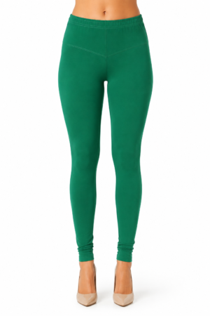 Premium Hosiery Full Length Leggings – Emerald Green RUGOLD-268-32
