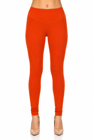 Women’s Orange Hosiery Full Length Legging RUGOLD-268-35