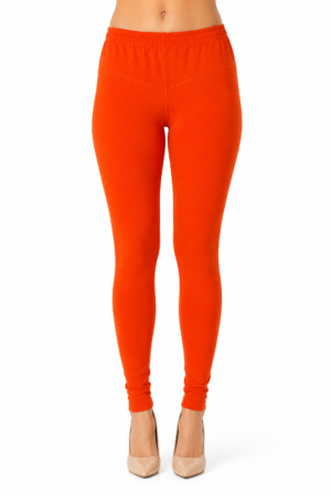 Women’s Orange Hosiery Full Length Legging RUGOLD-268-44