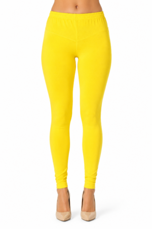 Premium Hosiery Full Length Leggings – Lemon Yellow RUGOLD-268-46