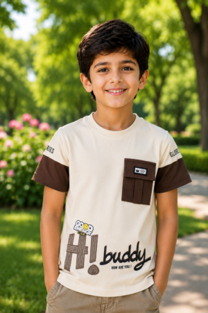 52375LT Boys Premium Hosiery Cotton Printed T-Shirt 52375LT-268-FWN