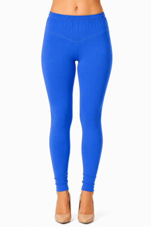 Premium Hosiery Full Length Leggings – Royal Blue RUGOLD-268-64