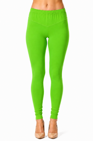 Premium Hosiery Full Length Leggings – Thyme Green RUGOLD-268-84
