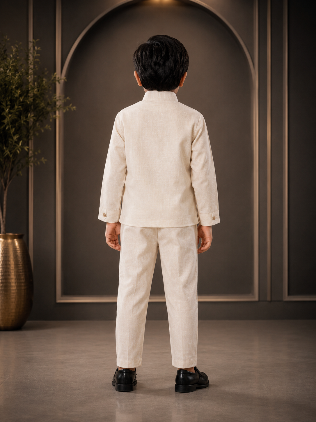 8776EM Premium Cotton Club Suit Fabric – Elegant, Structured & Stylish Kidswear Material 8776EM-30-FWN - Image 2
