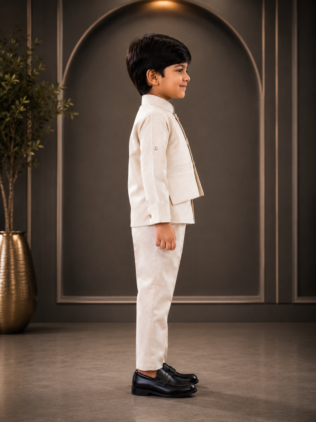 8776EM Premium Cotton Club Suit Fabric – Elegant, Structured & Stylish Kidswear Material 8776EM-30-FWN - Image 3