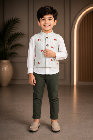 141LN Premium Cotton Pant Suit Fabric – Smart, Comfortable & Stylish Boys’ Suit Material 141LN-29-BWN