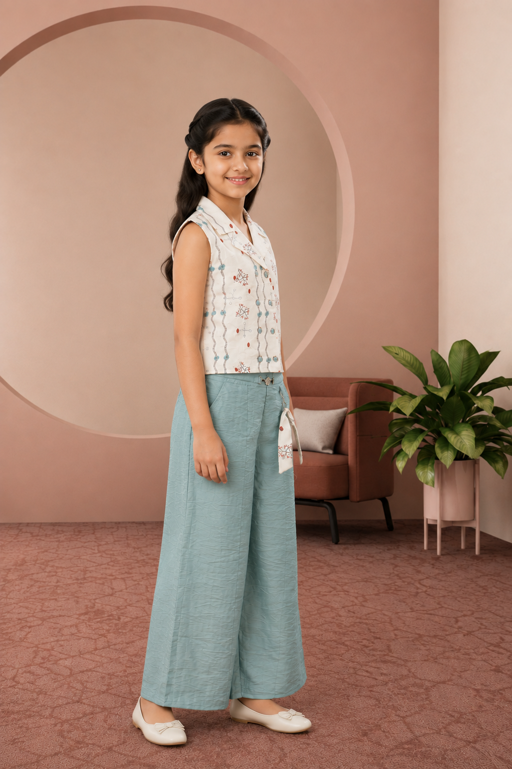 26028PR Premium Imported Printed Fabric – Stylish & Contemporary Designer Dress Material 26028PR-268-C GRN - Image 4