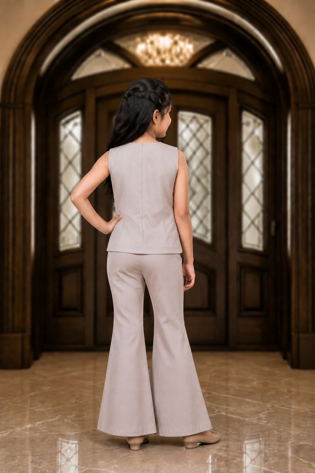 6064PL Premium Japanese Fabric – Refined, Structured & Elegant Designer Fabric 6064PL-450-CRM - Image 4