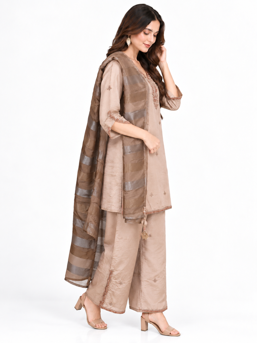 545EM Premium Viscose Summer Fabric – Soft, Lightweight & Elegant Dress Material 545EM-445-ONN - Image 2