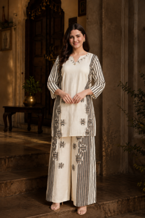 12286APR Premium N.V. Fabric – Soft, Stylish & Versatile Designer Dress Material 12286APR-369-CRM