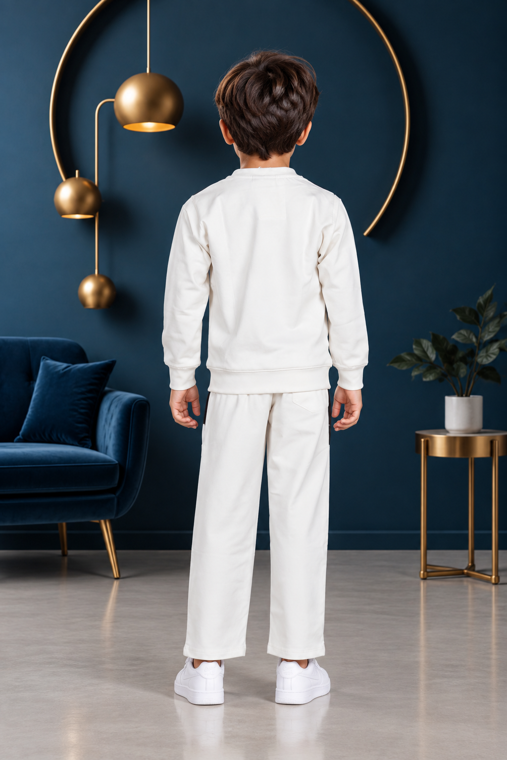 2051PR Boys’ Premium Hosiery Anime Graphic Sweatshirt & Track Pant Set 2051PR-183-BLK - Image 3