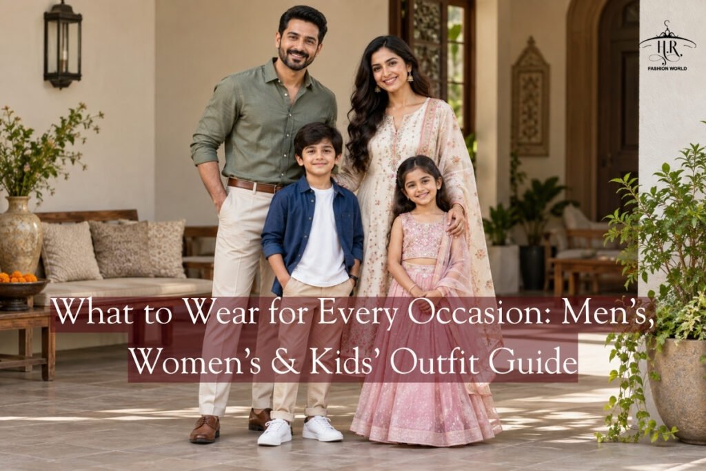 Men women and kids outfit ideas for every occasion